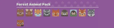 Blooks of Forest animal Pack